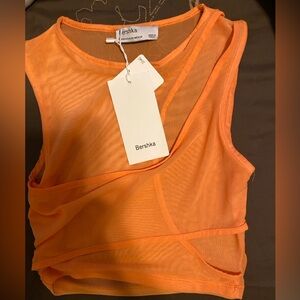 bershka mesh shirt